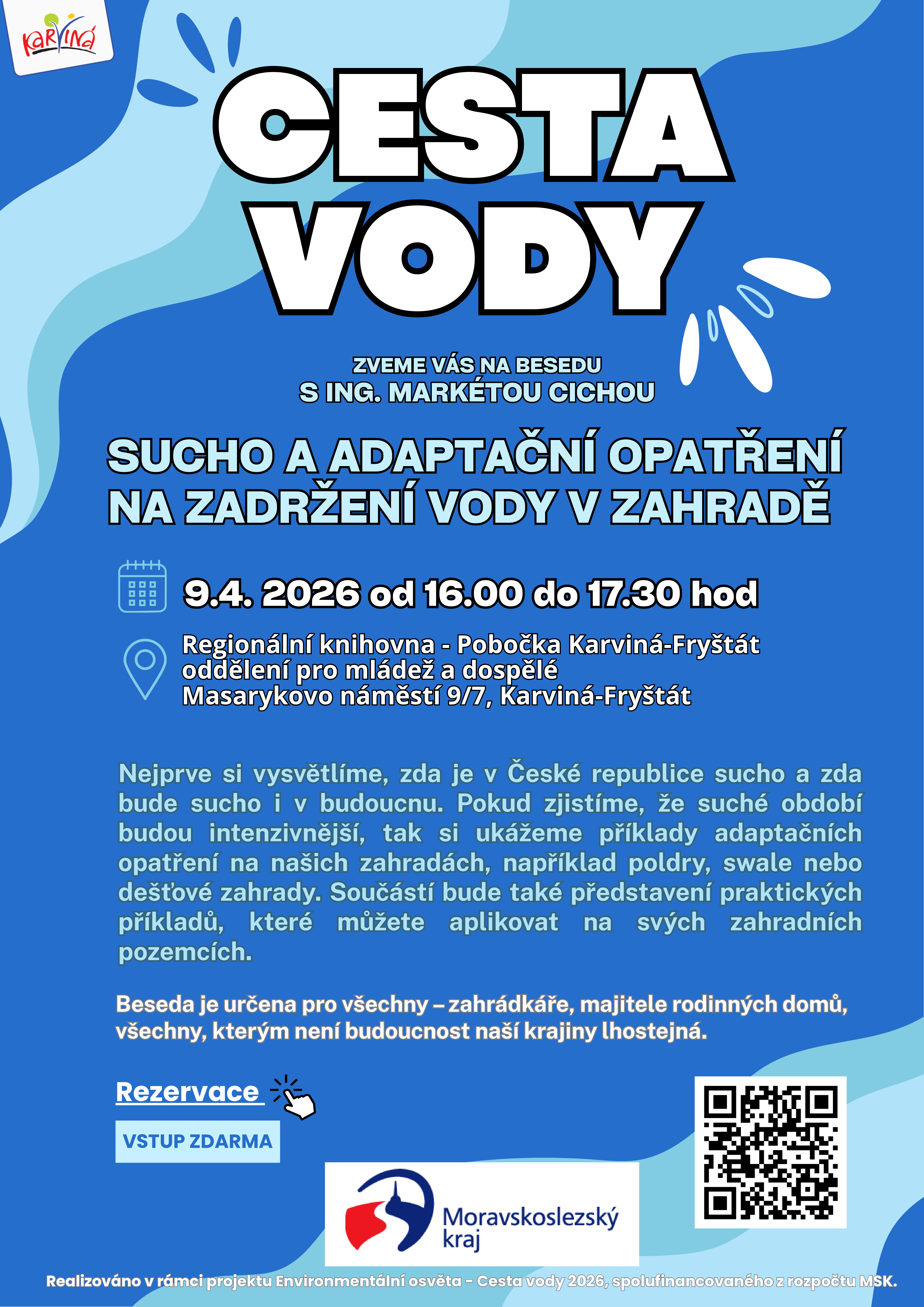 Sucho a adaptační opatření na zadržení vody v zahradě